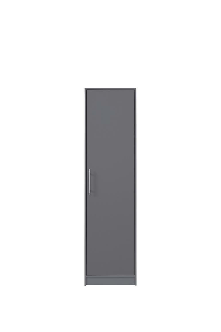Šatní skříň Smart 5 L/P - šedý mat