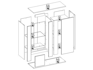 Vitrína Mono MN-05