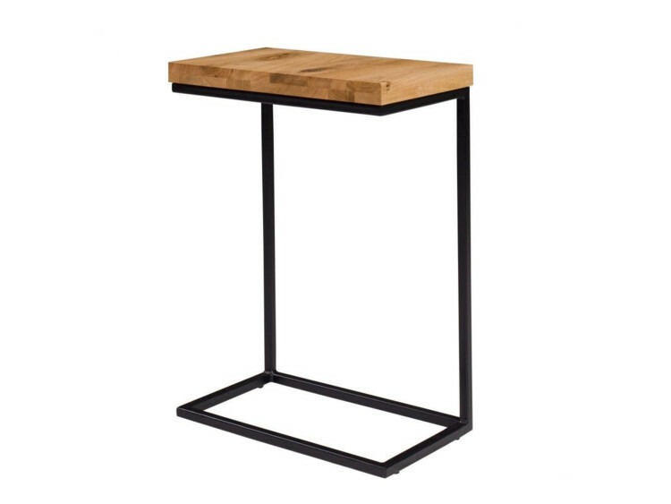 Příruční odkládací stolek Nori z dubového masivu - 66 cm