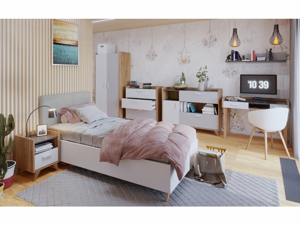 Dětský / studentský pokoj Mood A - postel 90 x 200 cm