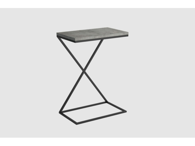Příruční odkládací stolek Doti 71 cm - beton