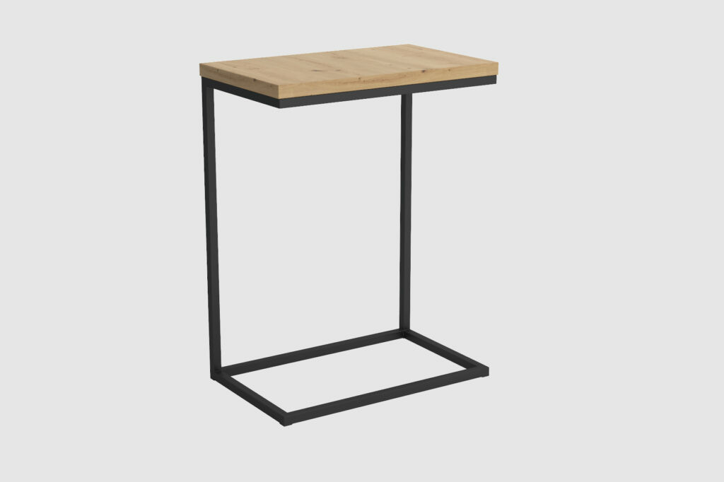 Akce - Příruční odkládací stolek Nori 66 cm - dub artisan