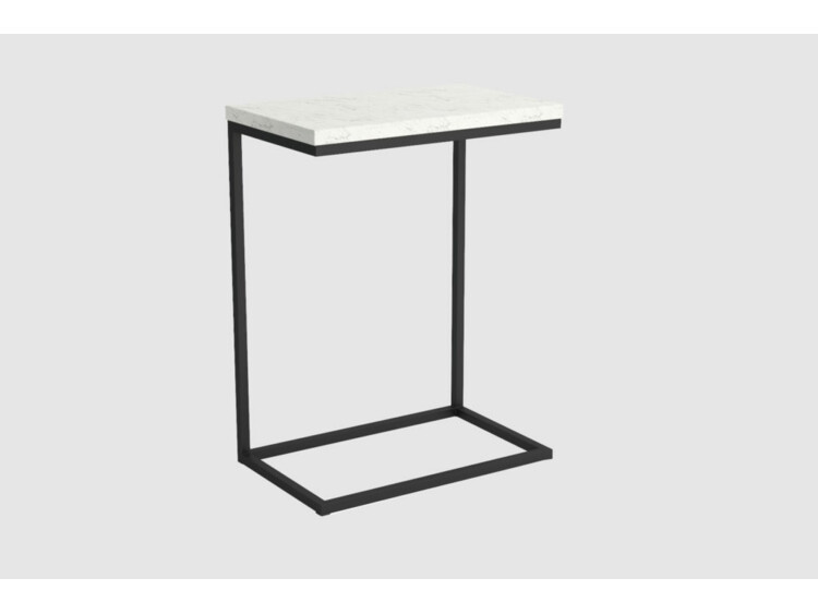 Akce - Příruční odkládací stolek Nori 66 cm - světlý mramor