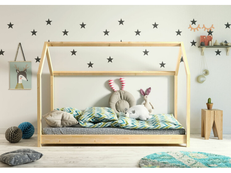 Dětská postel / domeček Bella 80 x 180 cm + matrace