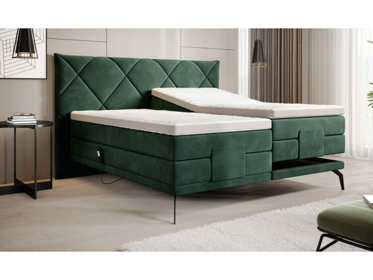 Postel Boxspring Pavo (140) + elektrické polohování