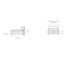 Postel Boxspring Melia (140)