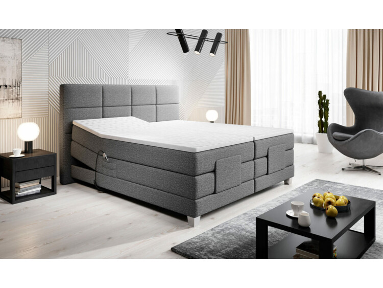 Postel Boxspring Square I (140) + elektrické polohování