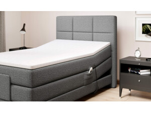 Postel Boxspring Square II (100) + elektrické polohování, úložný prostor