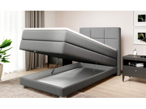 Postel Boxspring Square III (100) + úložný prostor