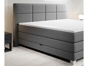 Postel Boxspring Square III (140) + úložný prostor