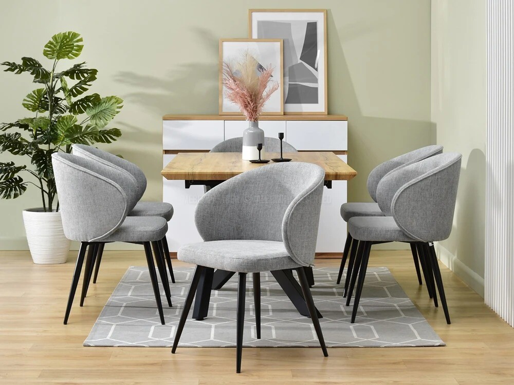 Moderní židle Sensi - šedý melange