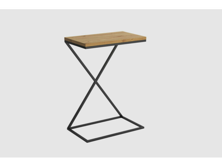 Akce - Příruční odkládací stolek Doti 71 cm - dub artisan