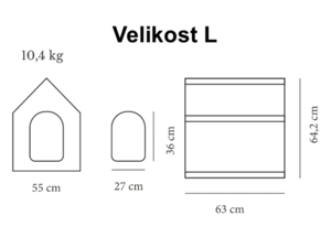 Bouda / pelíšek Rico