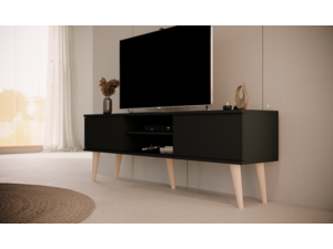 Televizní stolek RTV Toronto 160 cm - černý