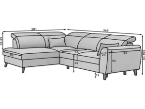 Akce - Sedací souprava rohová Noble