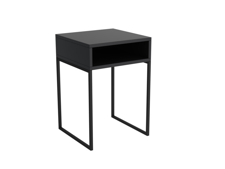 Noční stolek Milano - černý grafit