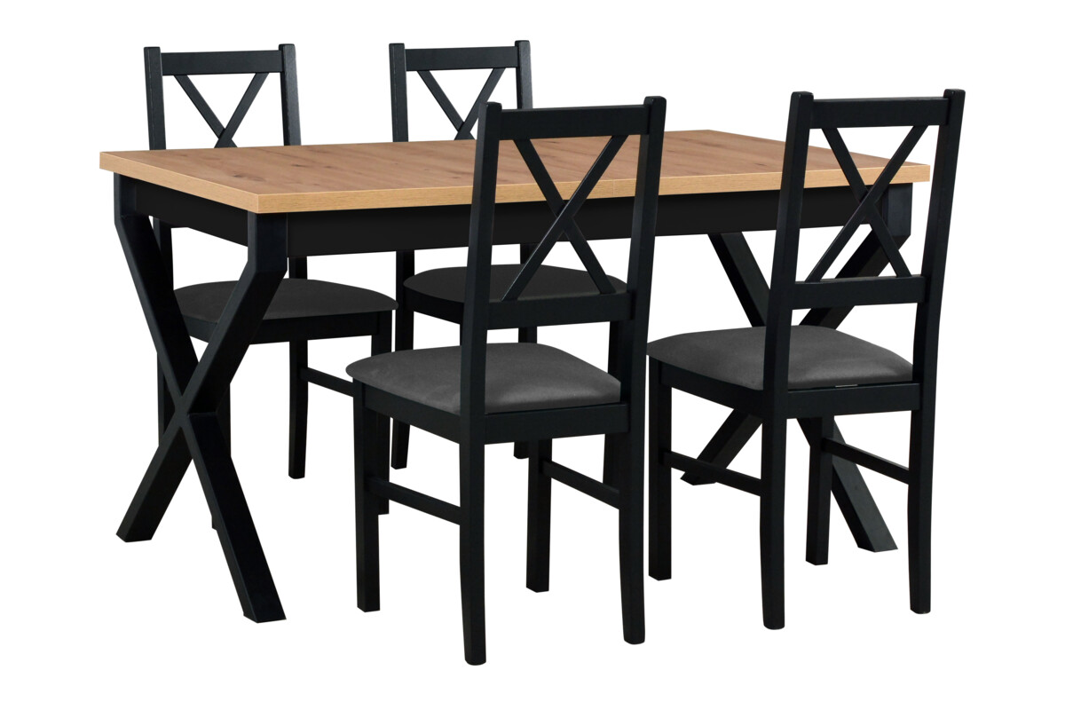 Jídelní stůl Ikon I, 4x židle Nilo X
