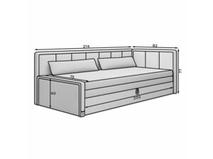 Sleva - Rozkládací pohovka Fulgeo, Poco 04/10