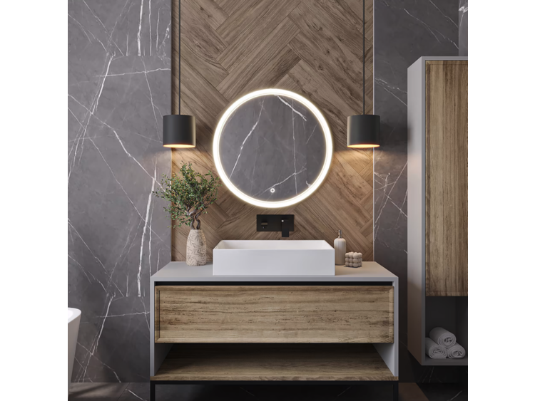 Zrcadlo Orandiu L 80 cm s LED podsvícením
