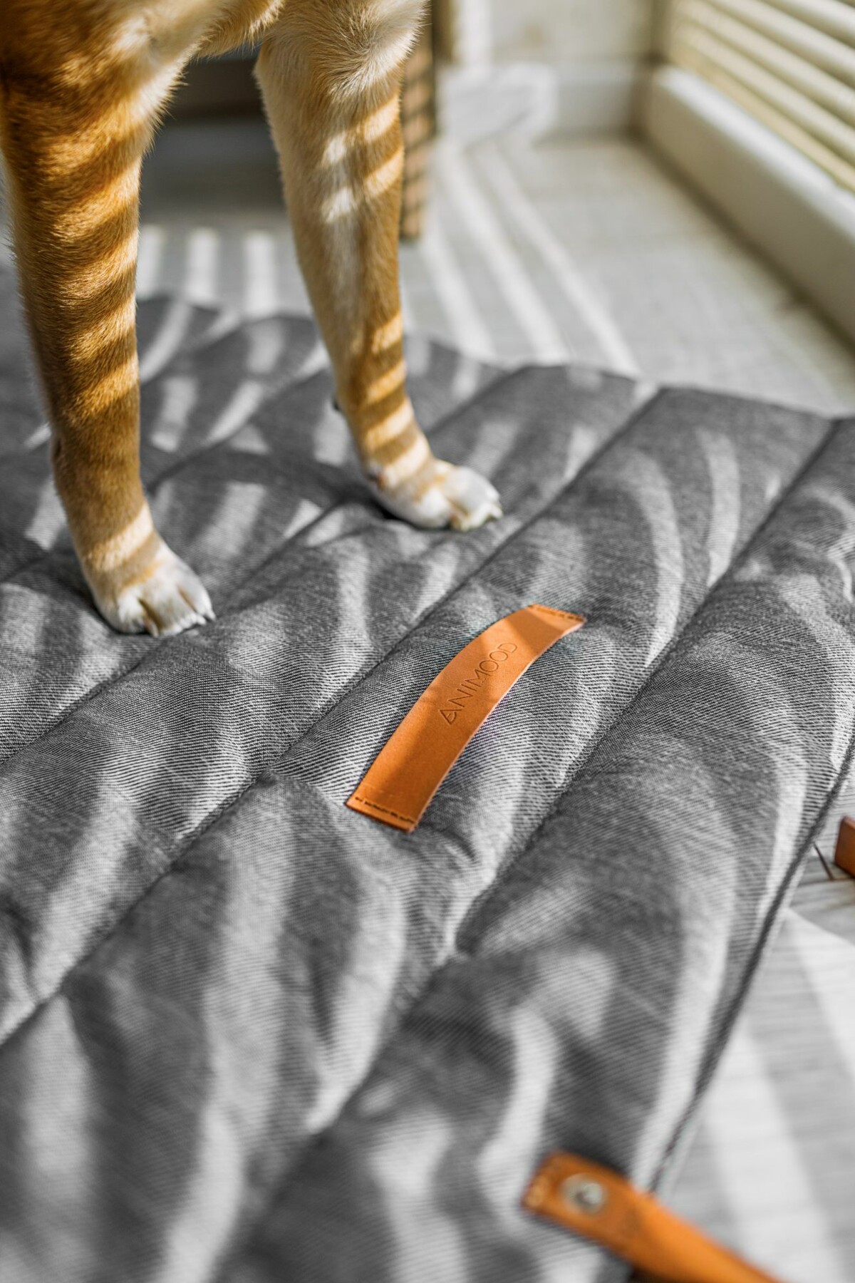 Cestovní deka / pelíšek Luna pro psy a kočky - šedá