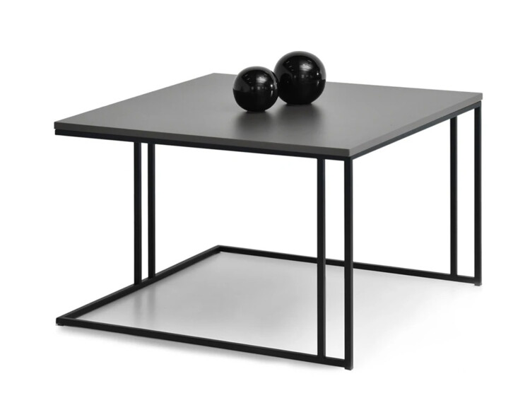 Konferenční stolek Dark XL, grafitový mat/černý kov