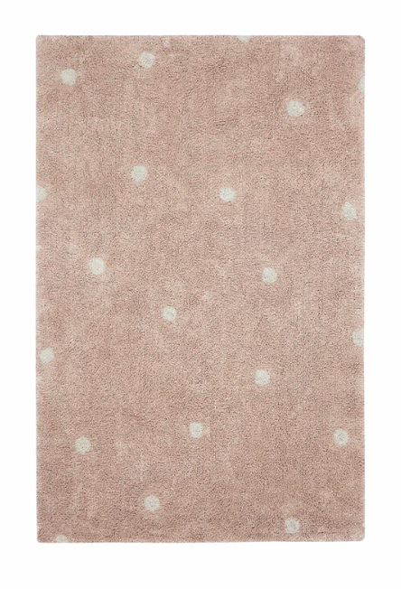 Koberec Lorena Canals 100 x 150 cm - puntíky, růžový