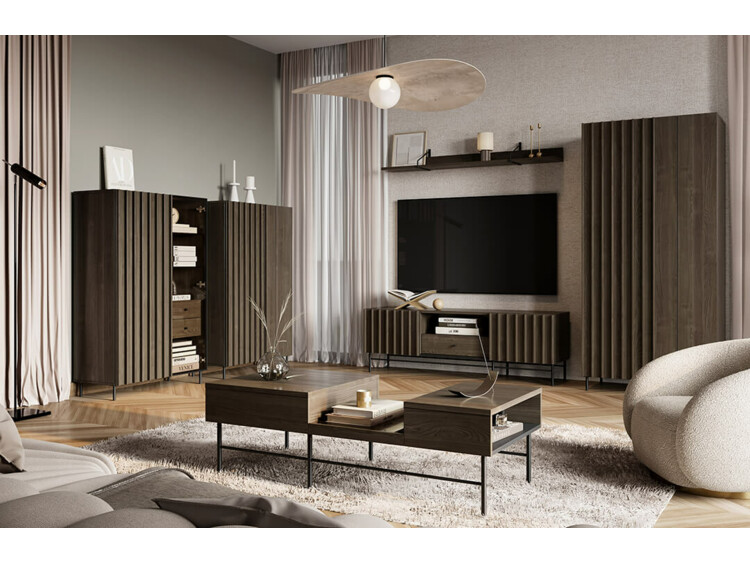 Obývací pokoj Piemonte A - set ze šesti dílů nábytku