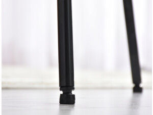 Židle Kirk béžové bouclé/černá podnož
