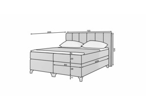 Postel Boxspring Amadeo (140)