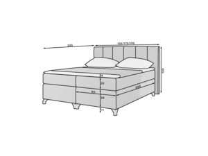 Postel Boxspring Basilio (140)