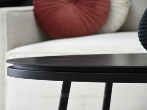 Konferenční stolek Tavolo ze slinutého kamene - černý