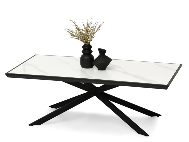 Obdelníkový konferenční stolek Fiorelo - bílý