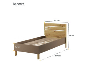 Postel Lenny LY10 - 90 x 200 cm