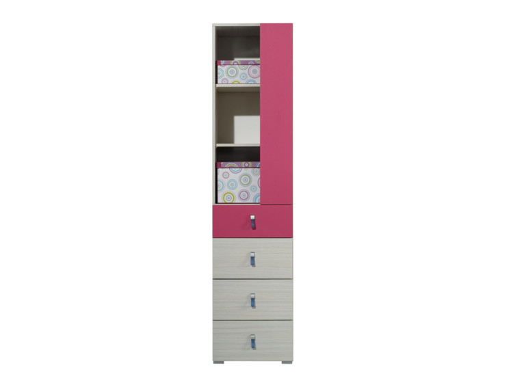 Regál Komi KM 6 - pink