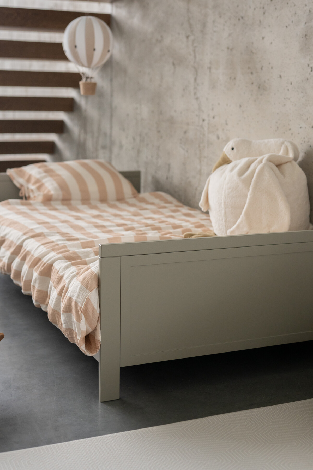 Postel Vintage 90 x 200 cm - eukalyptová