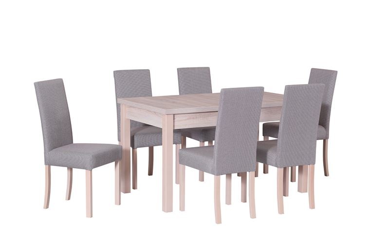 Jídelní stůl Modena I, 6x židle Roma II