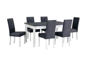 Jídelní stůl Modena I, 6x židle Roma II