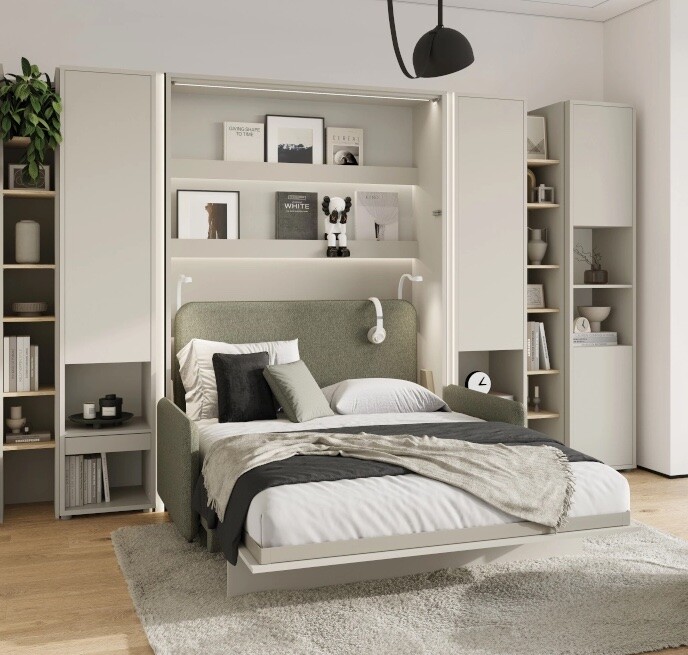 Postranní / dělící lišta Bed Concept s LED páskem - výběr variant