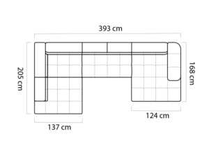 Sedací souprava rohová Bull XL